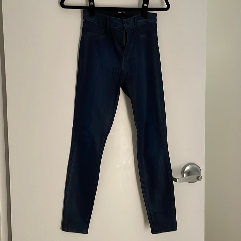 J Brand Indigo Blue, High-Waisted Skinny Jeans. Size 26. Stretchy!